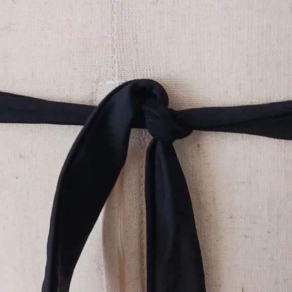 Black one piece net swimsuit - Picture 7 of 11